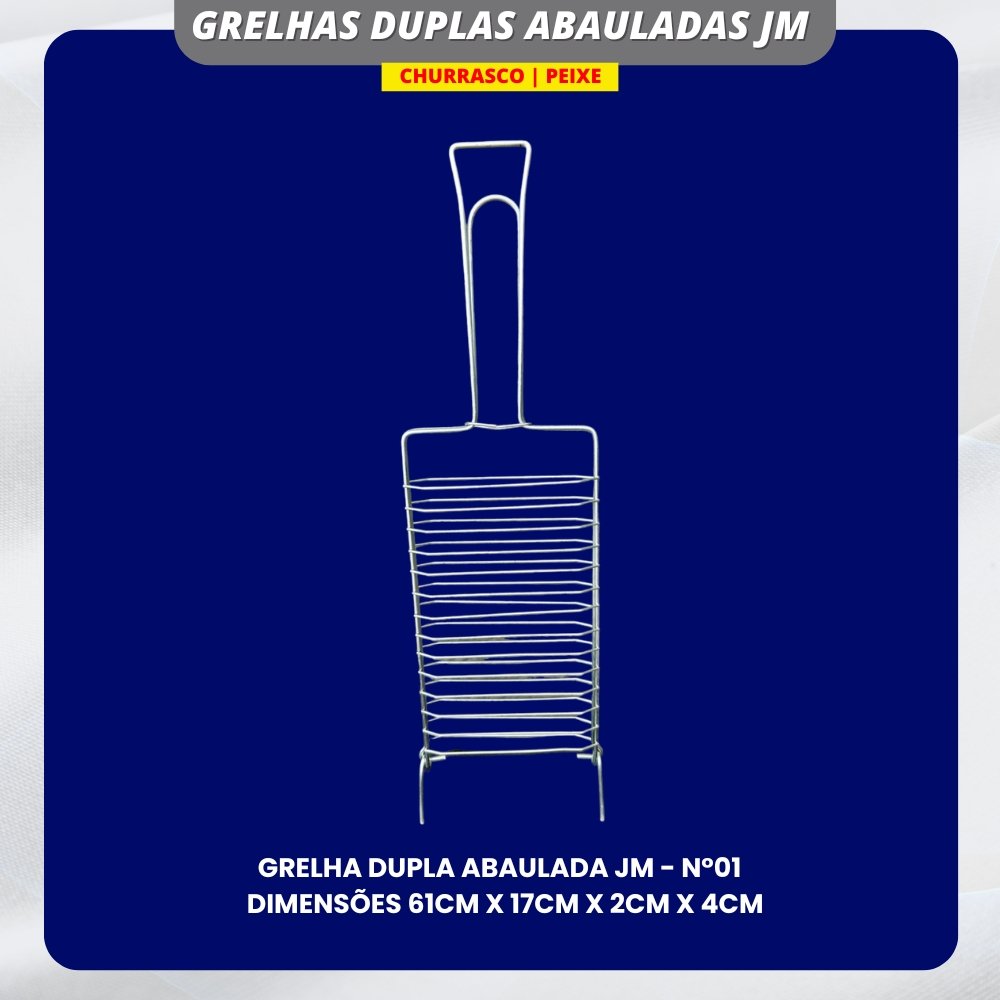 01 - GRELHAS DUPLAS ABAULADAS