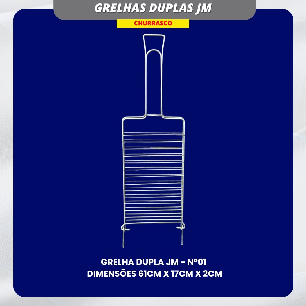 01 - GRELHAS DUPLAS - CHURRASCO