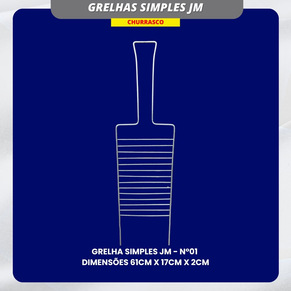 01 - GRELHAS SIMPLES - CHURRASCO