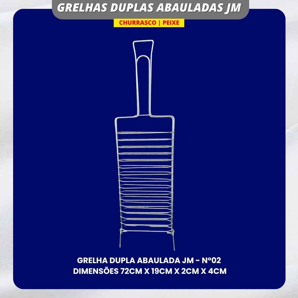 02 - GRELHAS DUPLAS ABAULADAS