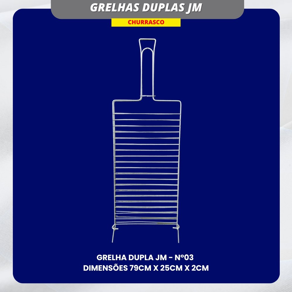 03 - GRELHAS DUPLAS - CHURRASCO