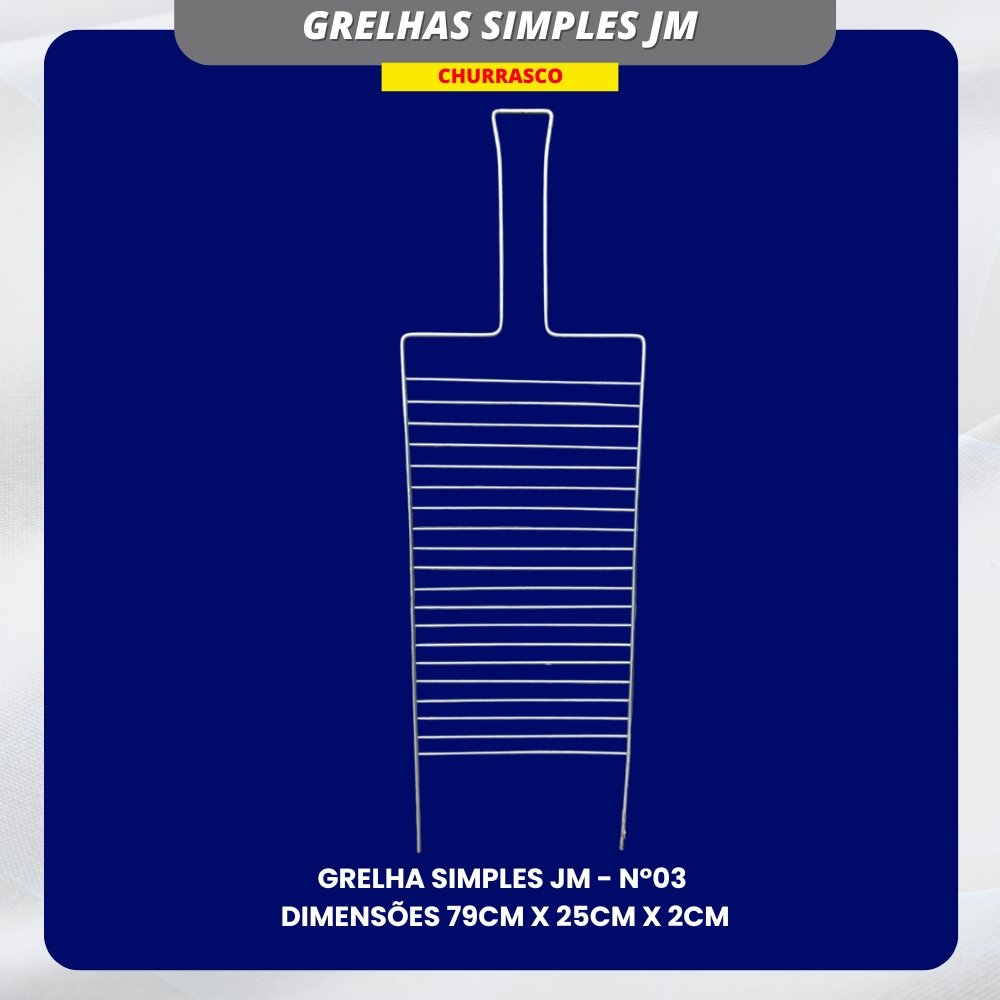 03 - GRELHAS SIMPLES - CHURRASCO